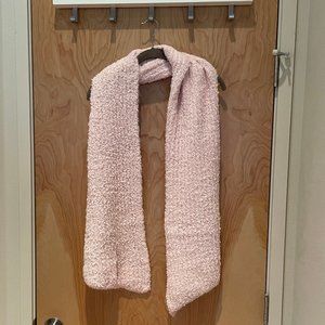 NWT Anthropologie cozy eyelash knit scarf in pale pink